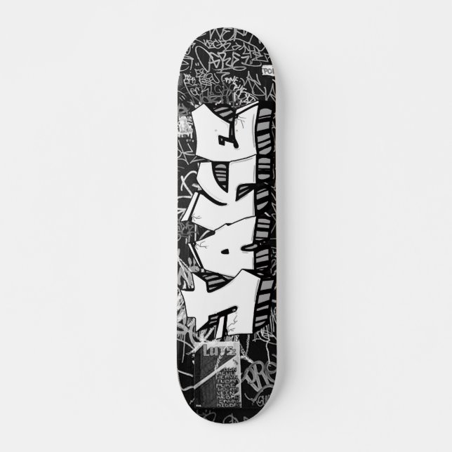 Jake Graffiti Custom Personalized Cool Skateboard (Front)