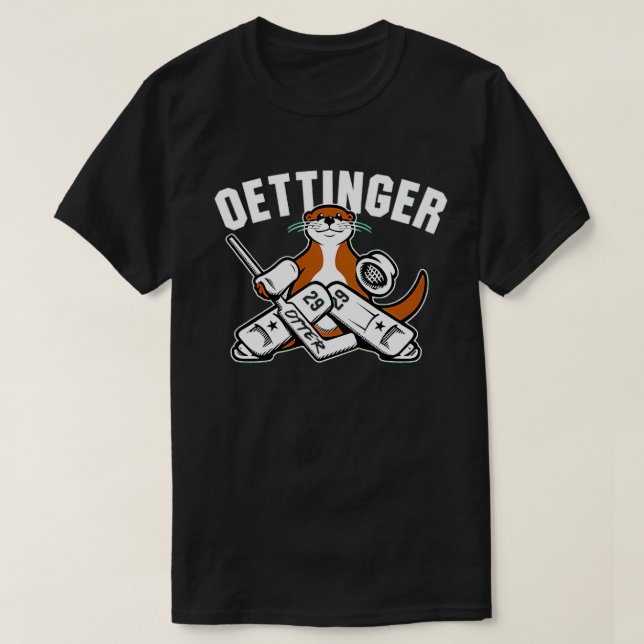 Jake Oettinger Otter TShirt 20 (Design Front)
