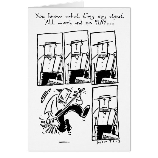 Jake Playing the Rake Cards (Front)