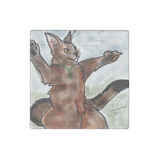 Jake Sketch Stone Magnet