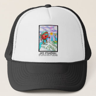 Jake Strawberry Funny Dessert Gifts & Links Trucker Hat