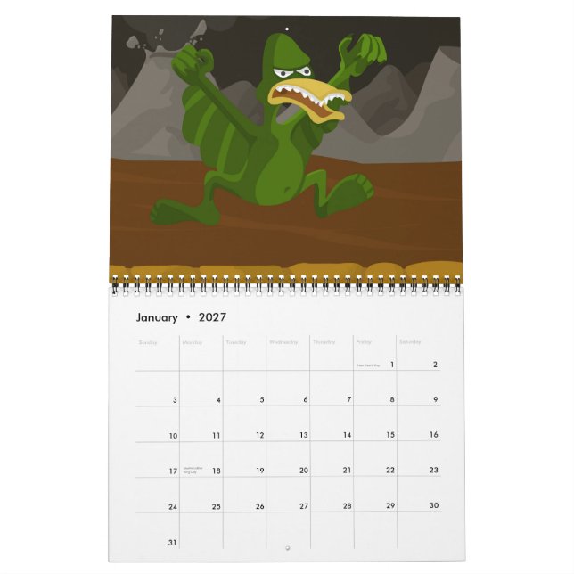 JakeWozniak.com 2013 Calendar (Jan 2027)