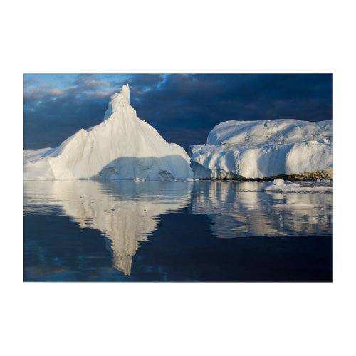 Jakobshavn Glacier Disko Bay Ilulissat Greenland Acrylic Print