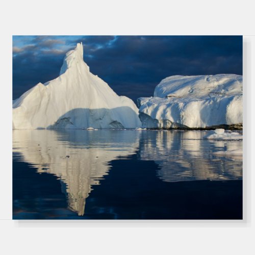 Jakobshavn Glacier Disko Bay Ilulissat Greenland Foam Board