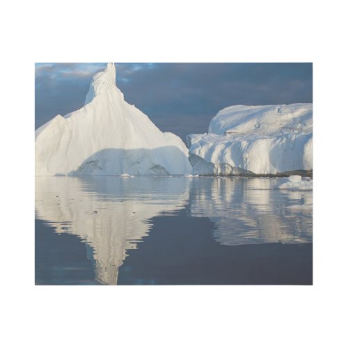 Jakobshavn Glacier Disko Bay Ilulissat Greenland Gallery Wrap