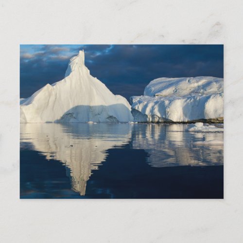 Jakobshavn Glacier Disko Bay Ilulissat Greenland Postcard