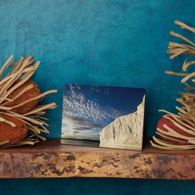 Jakobshavn Glacier in Disko Bay Plaque (Side)