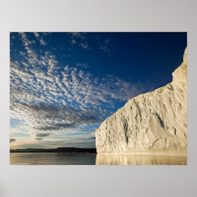 Jakobshavn Glacier in Disko Bay Poster (Front)