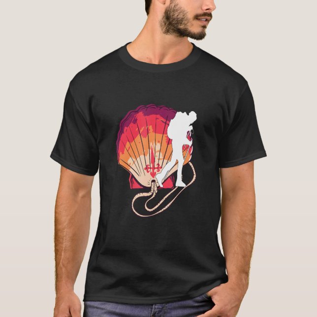 Jakobsweg Camino de Santiago Pilgerung Pilgers Jak T-Shirt (Front)