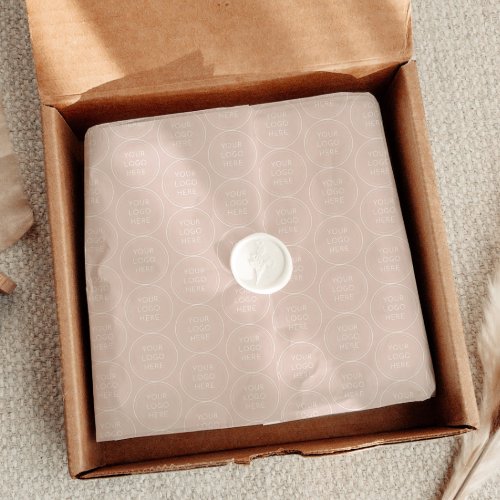 JALAINE Modern Blush Custom Logo Packaging Tissue Paper