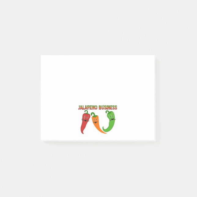 Jalapeno Business Post-it Notes (Front)