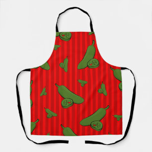 Jalapeno Illustration Apron