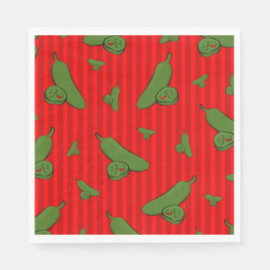 Jalapeno Illustration Napkins