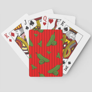 Jalapeno Illustration Poker Cards