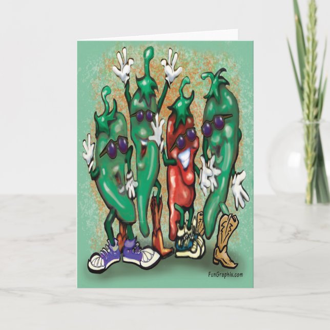 Jalapeno Peppers Gang Card (Front)