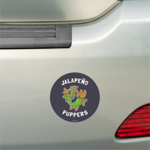 Jalapeo Puppers Car Magnet