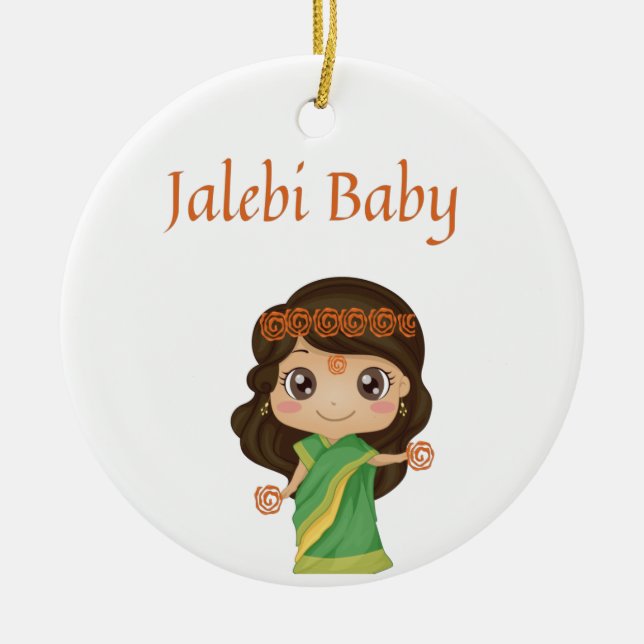 jalebi baby ornament (Front)