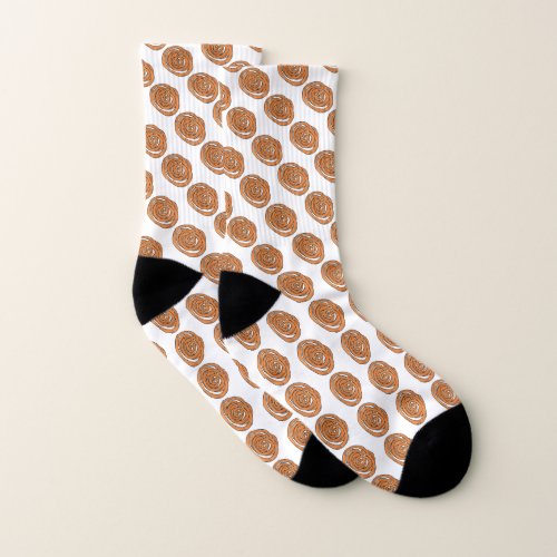 Jalebi South Asian Indian Middle Eastern Sweet Socks