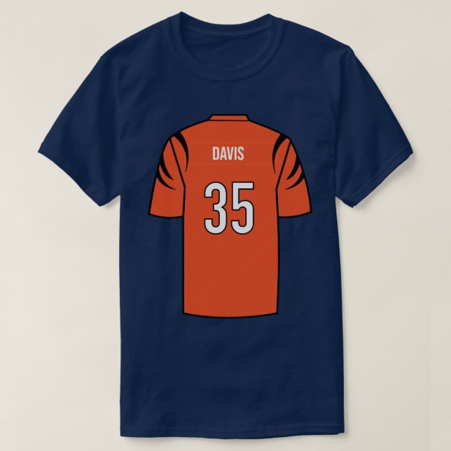 Jalen Davis Jersey 3 T-Shirt (Design Front)