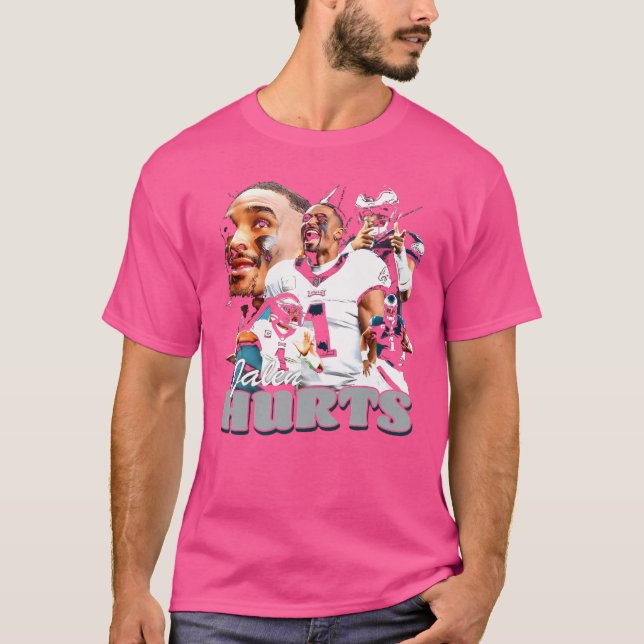 Jalen Hurts Collage T-Shirt (Front)