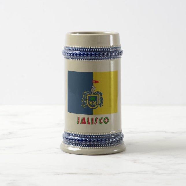 Jalisco Flag Beer Stein (Center)