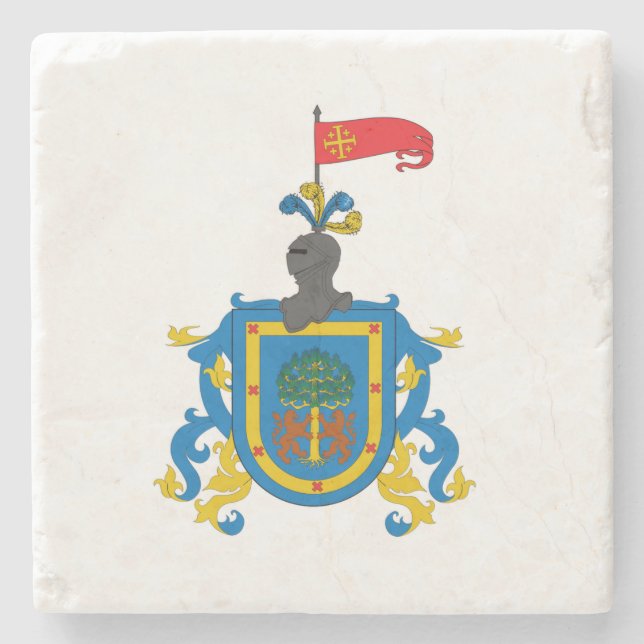 JALISCO (HERALDRY) STONE COASTER (Front)