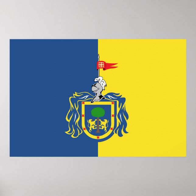 Jalisco (Local), Mexico flag Poster (Front)