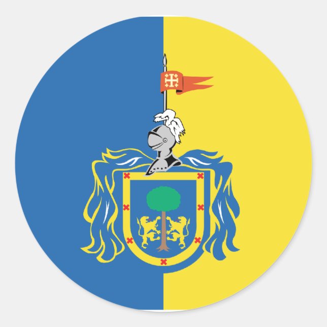 Jalisco, Mexico Classic Round Sticker (Front)