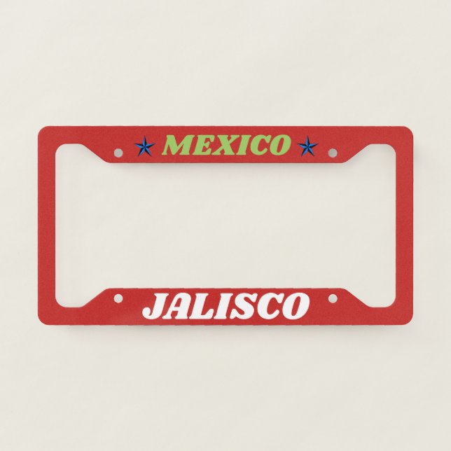 Jalisco Mexico License Plate Frame (Front)