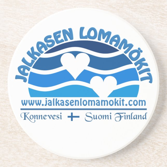 Jalkasen Lomamökit coaster (Front)