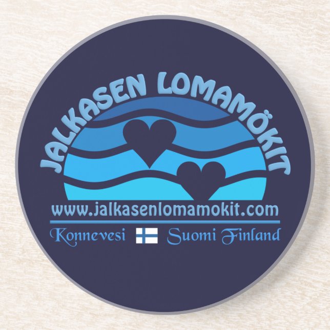 Jalkasen Lomamökit coaster (Front)