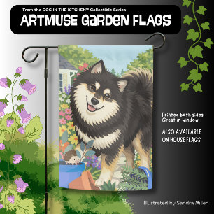 JALLO the Finnish Lapphund Garden Flag
