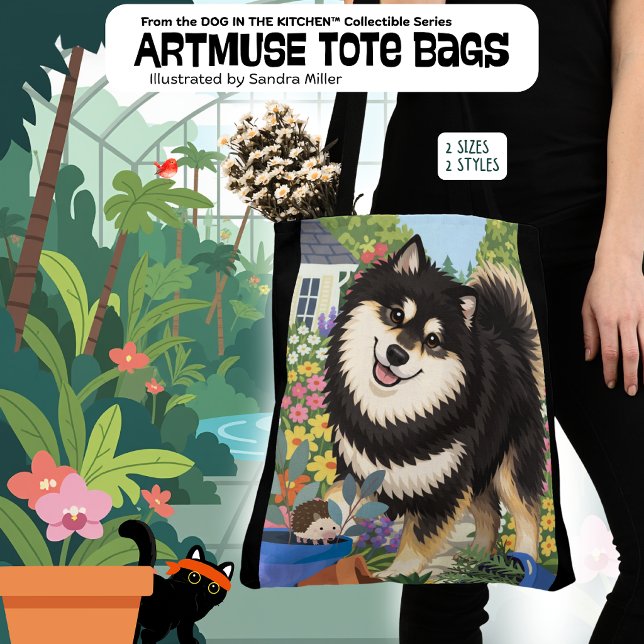JALLo the Finnish Lapphund    Tote Bag (Creator Uploaded)