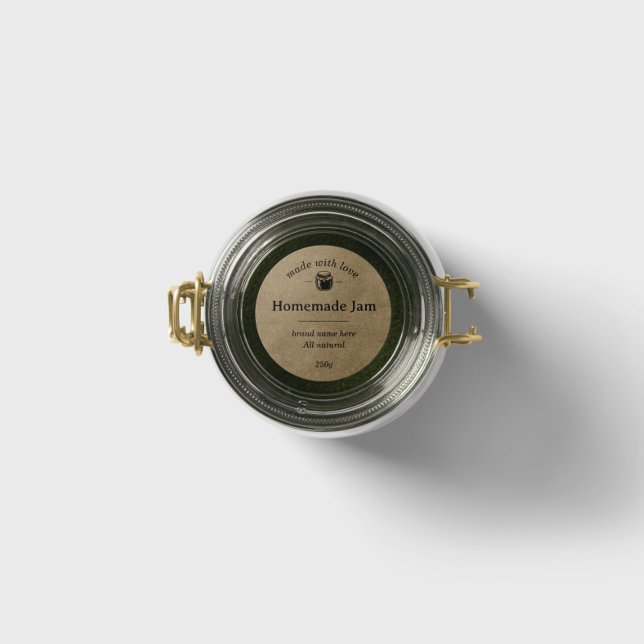 Jam and preserves Jar Lid Label Sticker (Creator Uploaded)