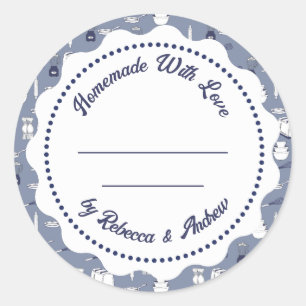 Jam Canning Label Homemade Mason Jar