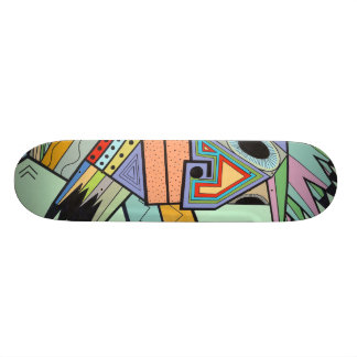 "Jam in Brooklyn" by Ruchell Alexander (detail) Skateboard Deck
