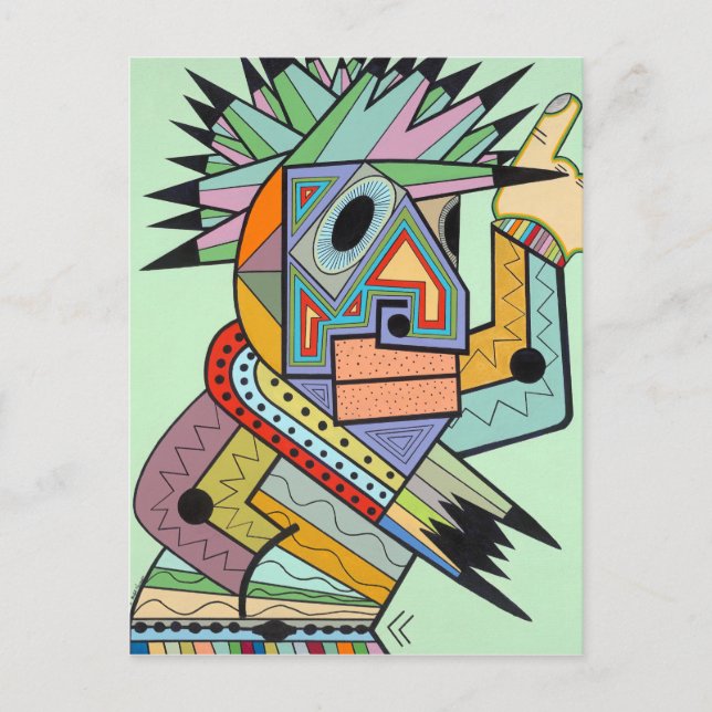 "Jam in Brooklyn" by Ruchell Alexander Postcard (Front)