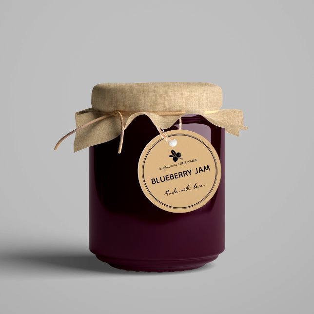 Jam Jar Hang Tag Packaging Design (Creator Uploaded)
