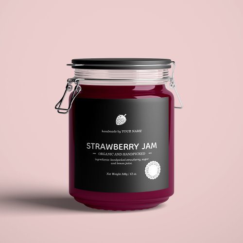 Jam Jar Label Packaging Design