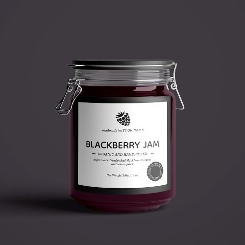 Jam Jar Label Packaging Design