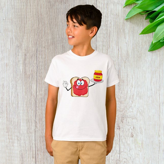 Jam On Toast Happy Face T-Shirt (Creator Uploaded)