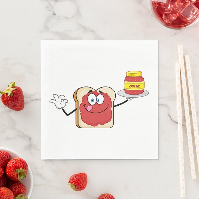 Jam On Toast Napkins (Creator Uploaded)