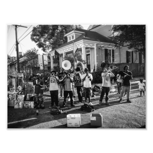 Jam Session in the Street Photo Print