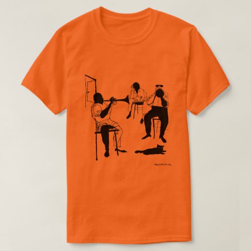 Jam Session Jazz Vintage Ilustracion T_Shirt