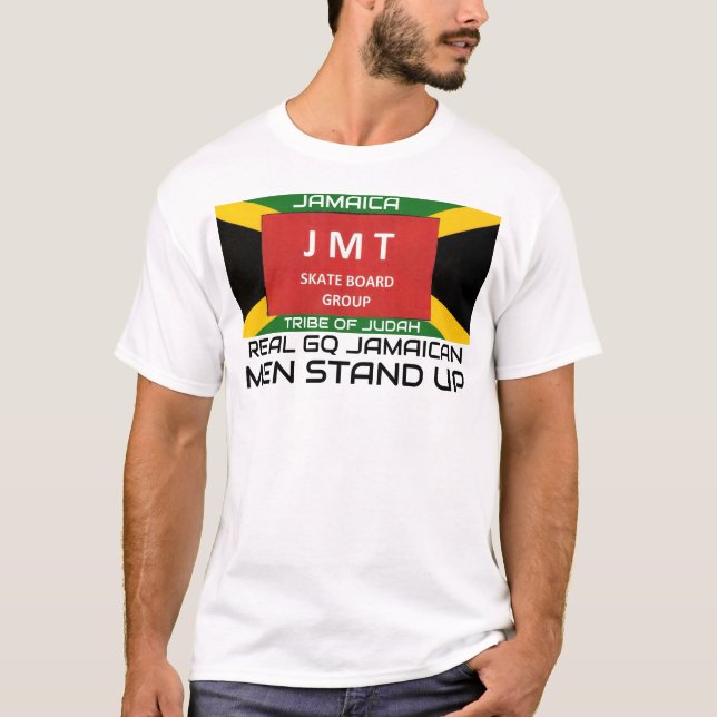 JAMACAN STAND UP Men's Basic T-Shirt (Front)