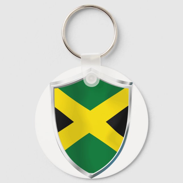 Jamacia Shield Keychain (Front)