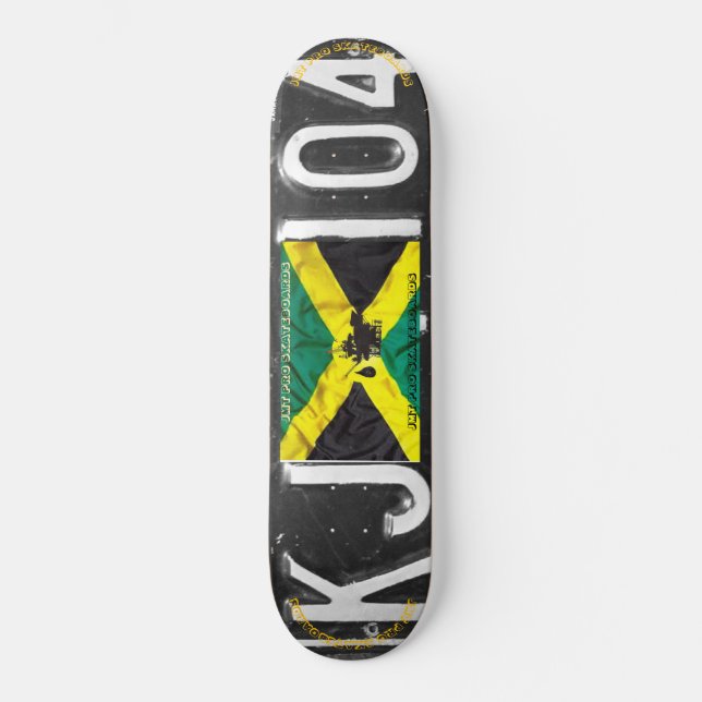 JAMAICA 1950.   Skateboard (Front)