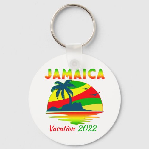 Jamaica 2022 Cruise Vacation Group Matching  Keychain