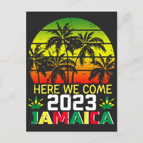 Jamaica 2023 Here We Come Postcard