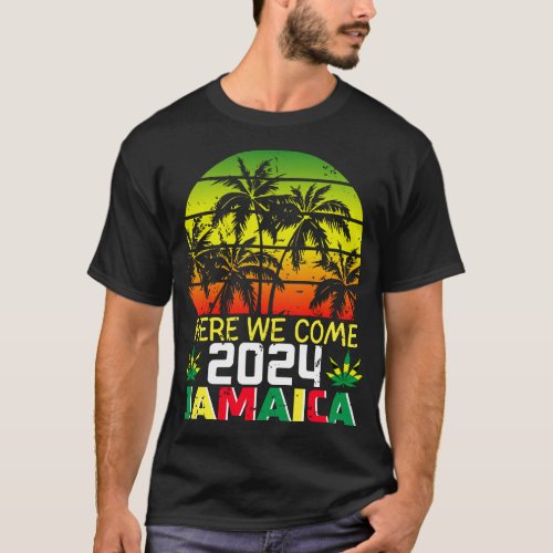 Jamaica 2024 Here We Come Men T_Shirt